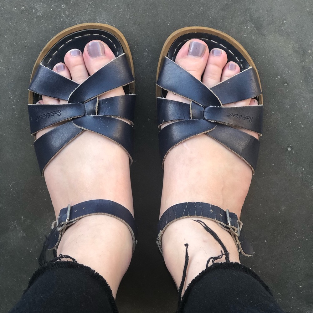 Salt Water Sandals - Navy Blue